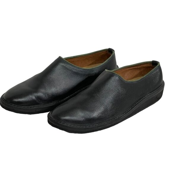 Soft Leather Slip‎ On Mules Black Women's Size 9.5 - Picture 2 of 9